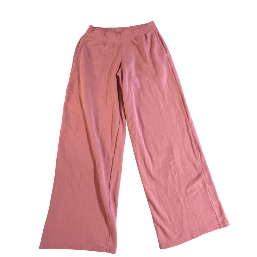 Hollister Rose Pink Wide Leg Sweatpants Loungewear XS